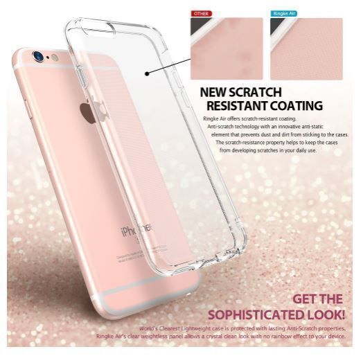 Ringke Air iPhone SE/ 5S/ 5 ile Uyumlu Kılıf Clear Ultra Hafif Esnek İnce Şeffaf Transparan