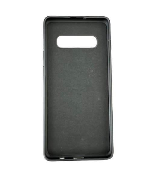 Galaxy S10+ Plus ile Uyumlu Cappy Silikon Kılıf Siyah