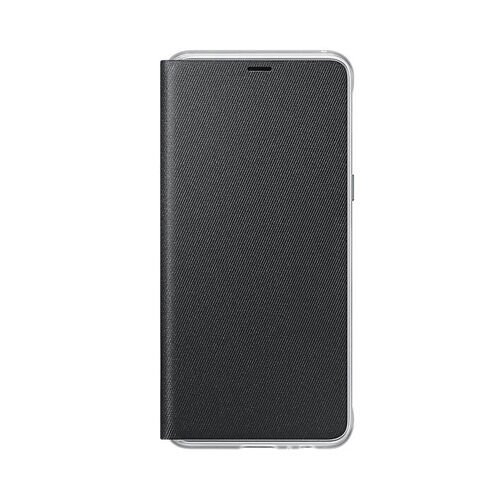 Galaxy A8 2018 ile Uyumlu Neon Flip Cover Siyah EF-FA530PBEGWW (Out)