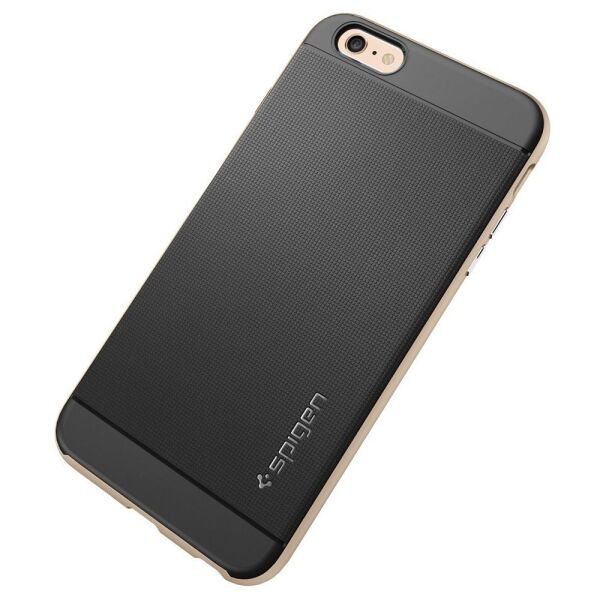 Spigen iPhone 6 Plus/6s Plus ile Uyumlu Kılıf Neo Hybrid Champagne Gold