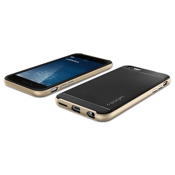 Spigen iPhone 6 Plus/6s Plus ile Uyumlu Kılıf Neo Hybrid Champagne Gold