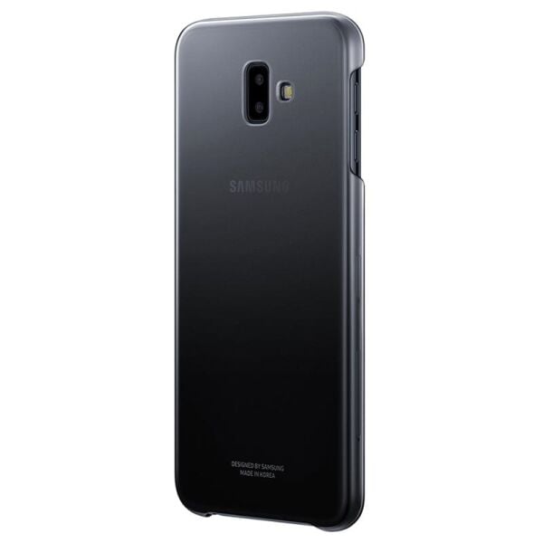 Galaxy J6 Plus ile Uyumlu Gradation Kılıf Siyah EF-AJ610CBEGWW