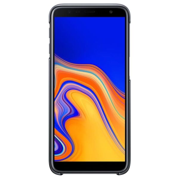 Galaxy J6 Plus ile Uyumlu Gradation Kılıf Siyah EF-AJ610CBEGWW