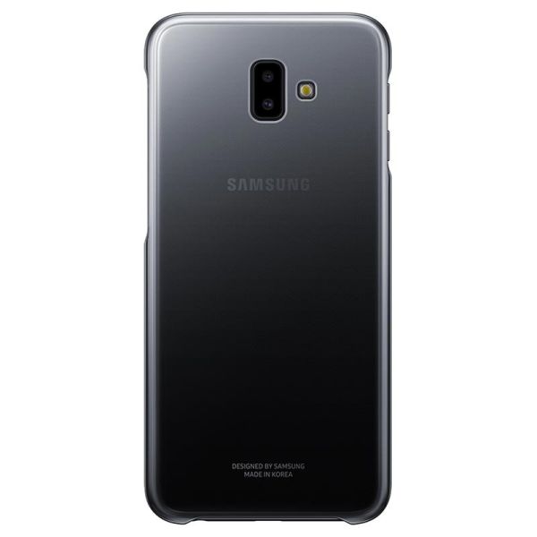 Galaxy J6 Plus ile Uyumlu Gradation Kılıf Siyah EF-AJ610CBEGWW