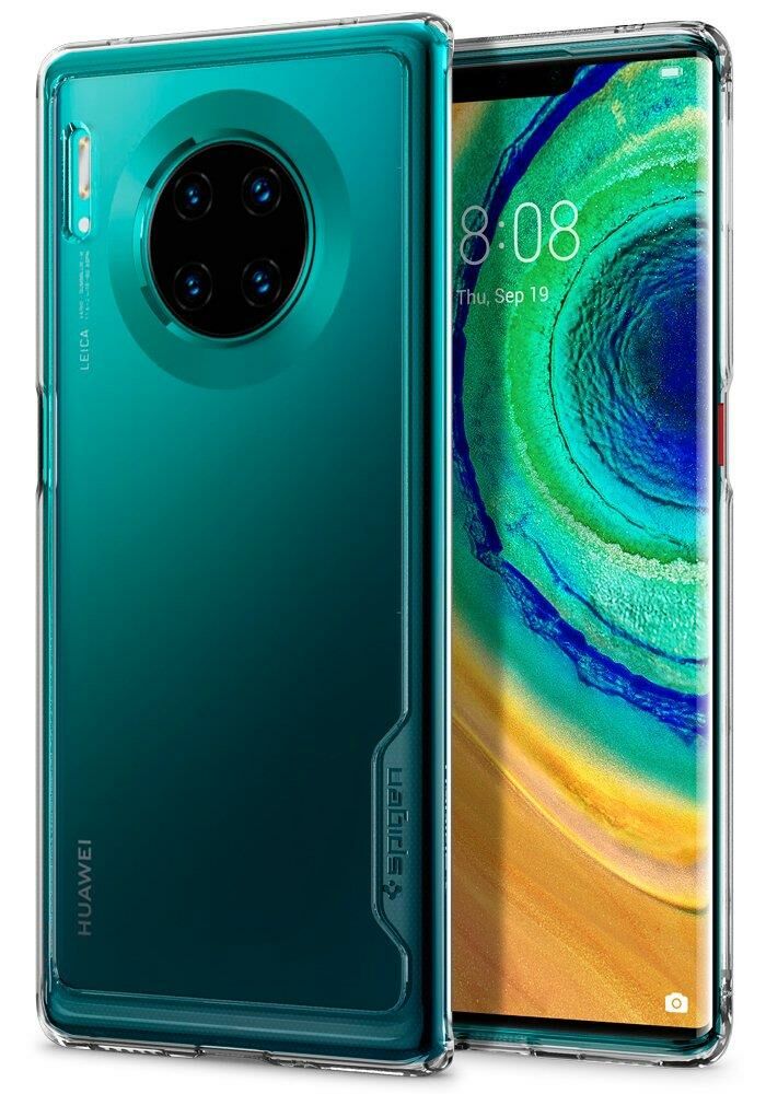 Spigen Mate 30 Pro ile Uyumlu Kılıf Ultra Hybrid Edge Crystal Clear