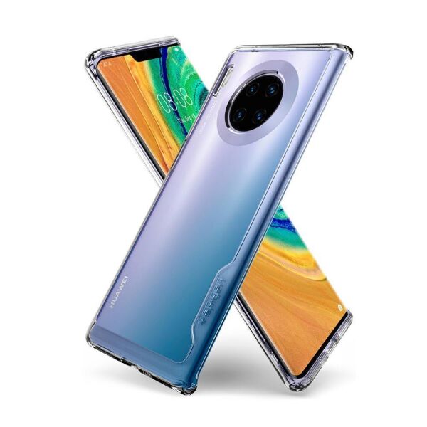 Spigen Mate 30 Pro ile Uyumlu Kılıf Ultra Hybrid Edge Crystal Clear