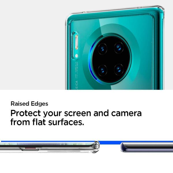 Spigen Mate 30 Pro ile Uyumlu Kılıf Ultra Hybrid Edge Crystal Clear