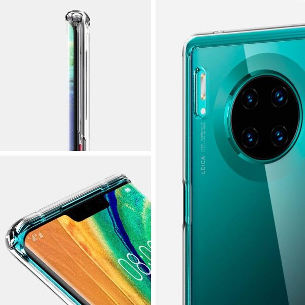 Spigen Mate 30 Pro ile Uyumlu Kılıf Ultra Hybrid Edge Crystal Clear