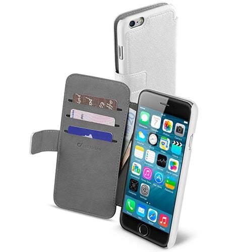 Cellular Line iPhone 6/6S ile Uyumlu Book Agenda Kapaklı Kılıf Beyaz BOOKAGENDAIPH647W (Out)