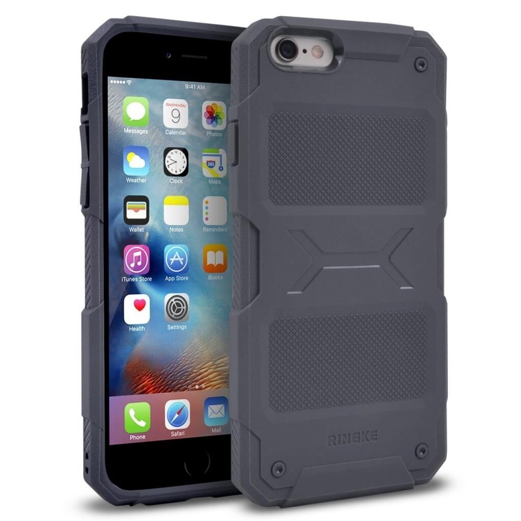 Ringke Rebel iPhone 6s/ 6 ile Uyumlu KIlıf Gray Darbelere Karşı En İyi Koruma