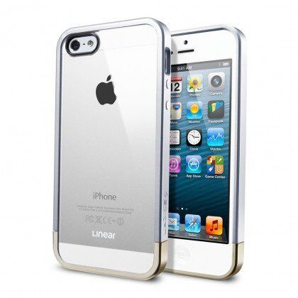 Spigen SGP10040 ile Uyumlu Linear Metal CaseSatin Silver