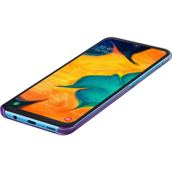 Galaxy A20 ile Uyumlu Mor Koruyucu Kılıf EF-AA205CVEGWW