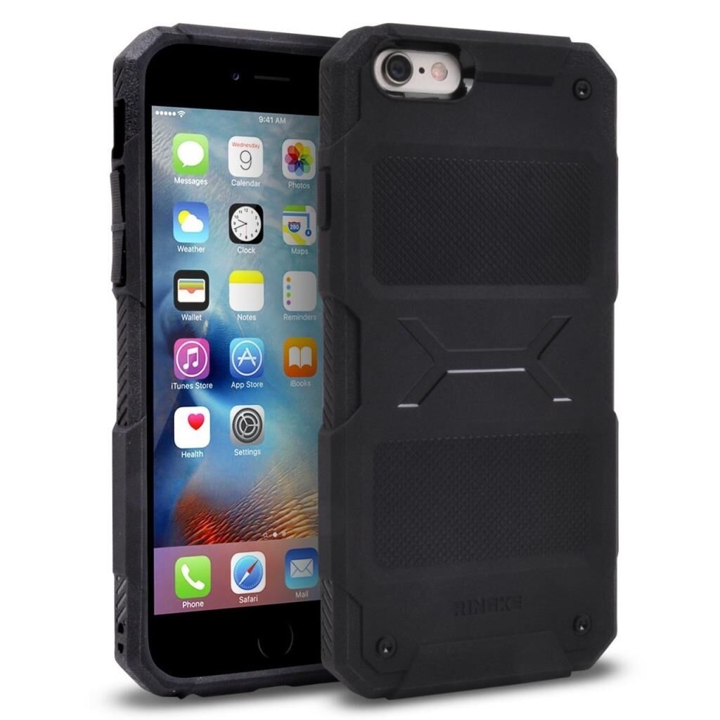 Ringke Rebel iPhone 6s Plus/ 6 Plus ile Uyumlu KIlıf Black Darbelere Karşı En İyi Koruma