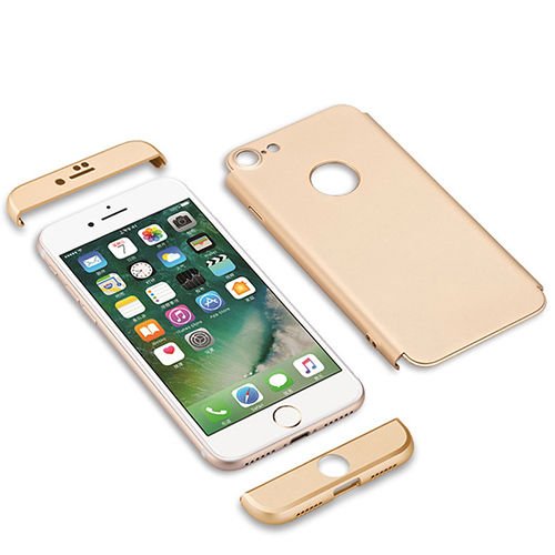 Zore iPhone 7 ile Uyumlu Ays Sert Kılıf Gold