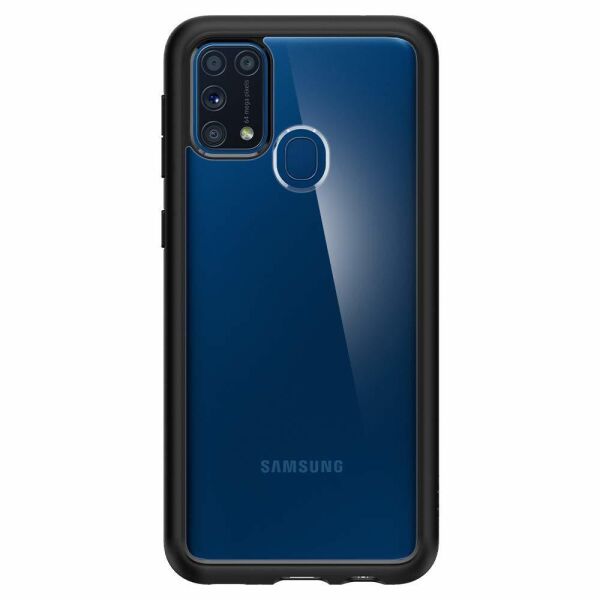 Spigen Galaxy M31 ile Uyumlu Kılıf Ultra Hybrid Matte Black