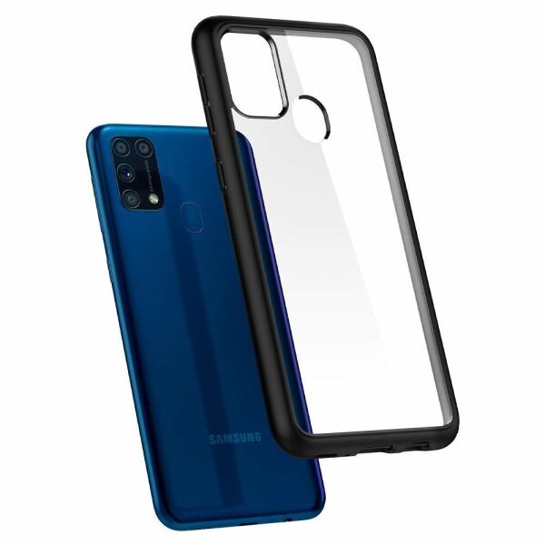 Spigen Galaxy M31 ile Uyumlu Kılıf Ultra Hybrid Matte Black