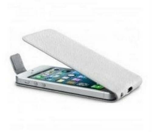 Cellular Line iPhone SE/5S/5 ile Uyumlu Flap Slim Kılıf Beyaz FLIPSLIMIPHONE5W