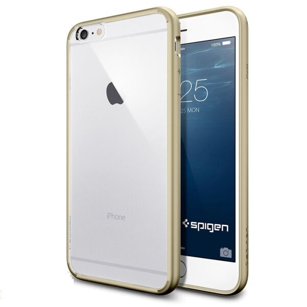 Spigen iPhone 6/6s ile Uyumlu Kılıf Ultra Hybrid Champagne Gold