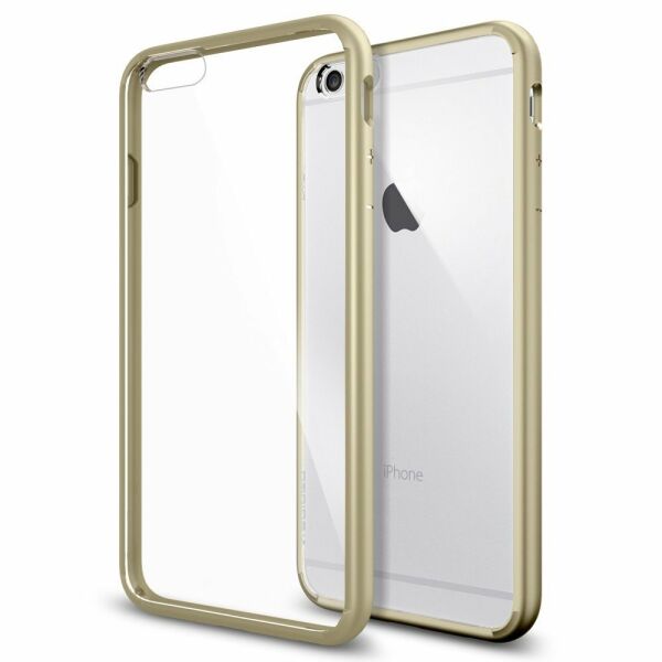 Spigen iPhone 6/6s ile Uyumlu Kılıf Ultra Hybrid Champagne Gold