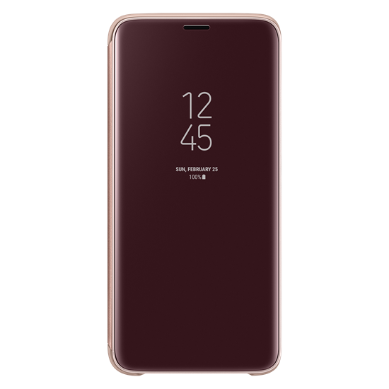 Galaxy S9 ile Uyumlu Clear View Kılıf Altın EF-ZG960CFEGWW