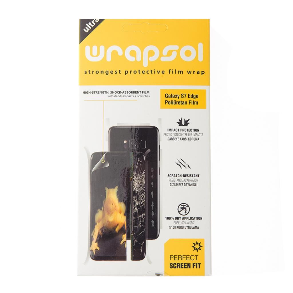 Galaxy S7 Edge ile Uyumlu Ön-Arka Jelatin Tam Koruma(Outlet)