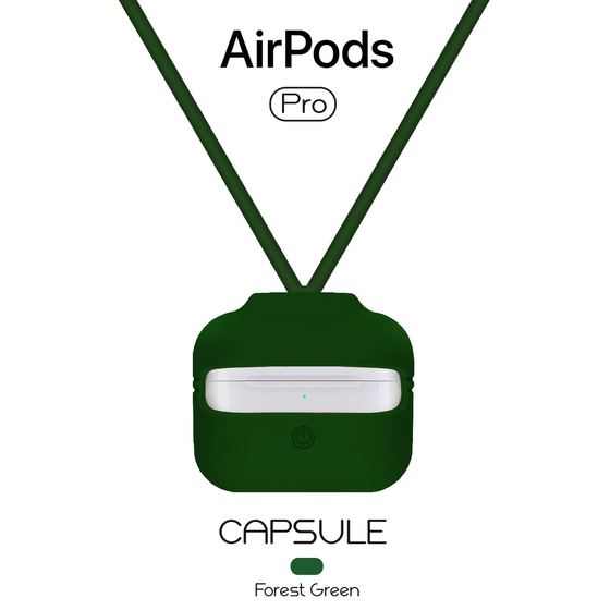 Blogy AirPods Pro ile Uyumlu Silikon Kılıf Forest Green