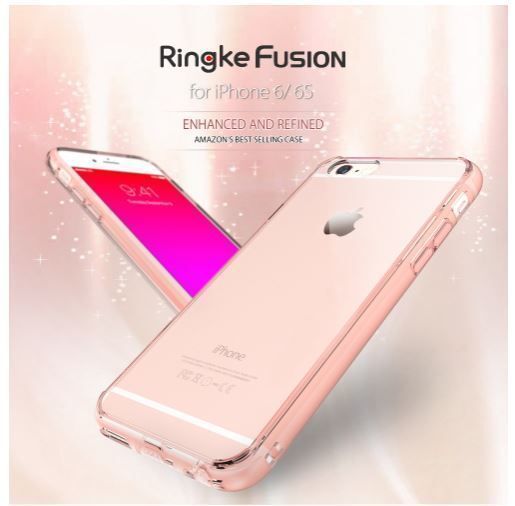 Ringke Fusion iPhone 6s/ 6 ile Uyumlu KIlıf Smoke Black TPU Bumper Extra Darbe Emici