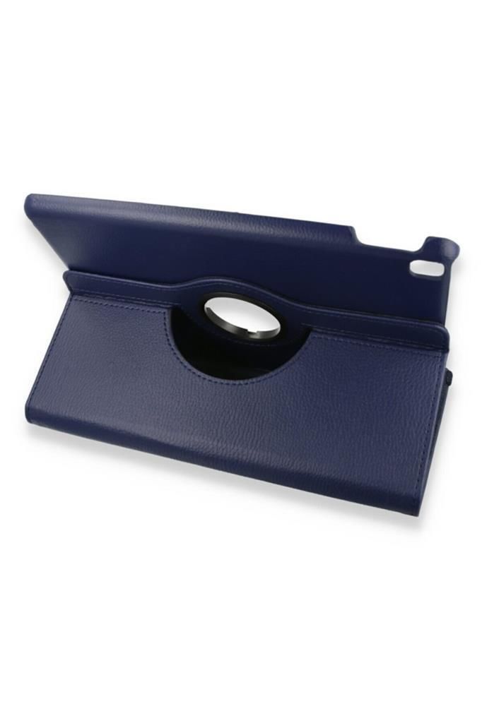 iPad 10.2 (7. Nesil) ile Uyumlu A2197/A2200/A2198 360 Derece Dönebilen Kılıf Lacivert