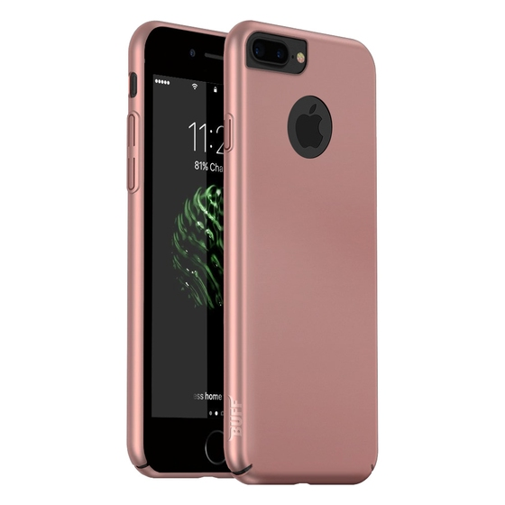 Buff iPhone 7 Plus ile Uyumlu Slim Fit Kılıf Rose Gold