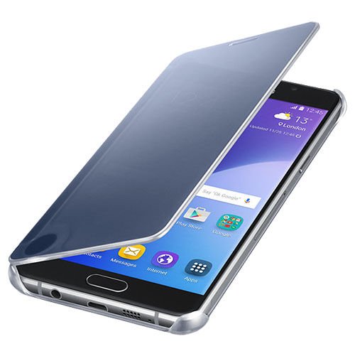 Galaxy A5 (2016) A510F ile Uyumlu Clear View Cover Siyah EF-ZA510CBEGWW(Out)
