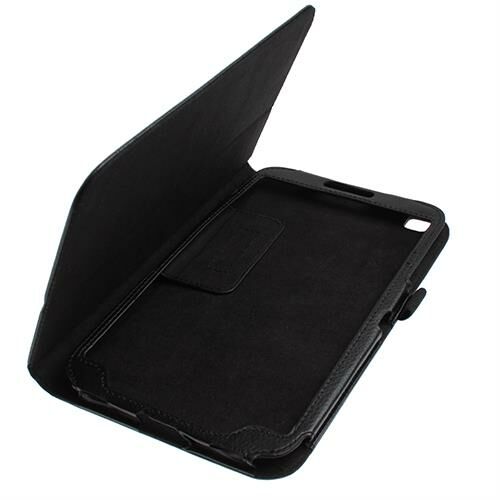 Galaxy Tab 3 8.0'' T310 ile Uyumlu Kapaklı Deri Kılıf Siyah