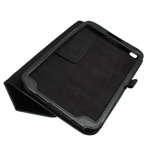 Galaxy Tab 3 8.0'' T310 ile Uyumlu Kapaklı Deri Kılıf Siyah