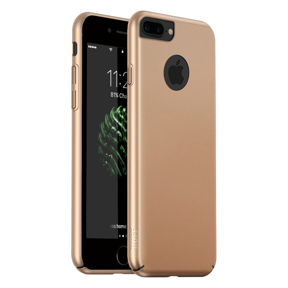 Buff iPhone 7 Plus ile Uyumlu Slim Fit Kılıf Gold