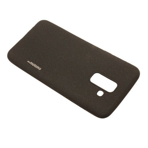 Galaxy A6 Plus 2018 ile Uyumlu Motomo Silikon Kılıf Siyah