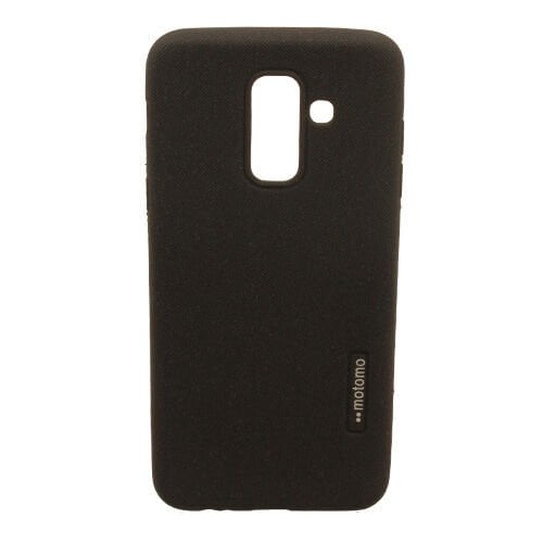 Galaxy A6 Plus 2018 ile Uyumlu Motomo Silikon Kılıf Siyah