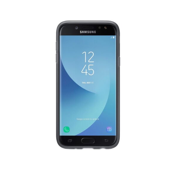 Galaxy J7 2017 ile Uyumlu Jelly Silikon Kılıf Siyah EF-AJ730TBEGWW