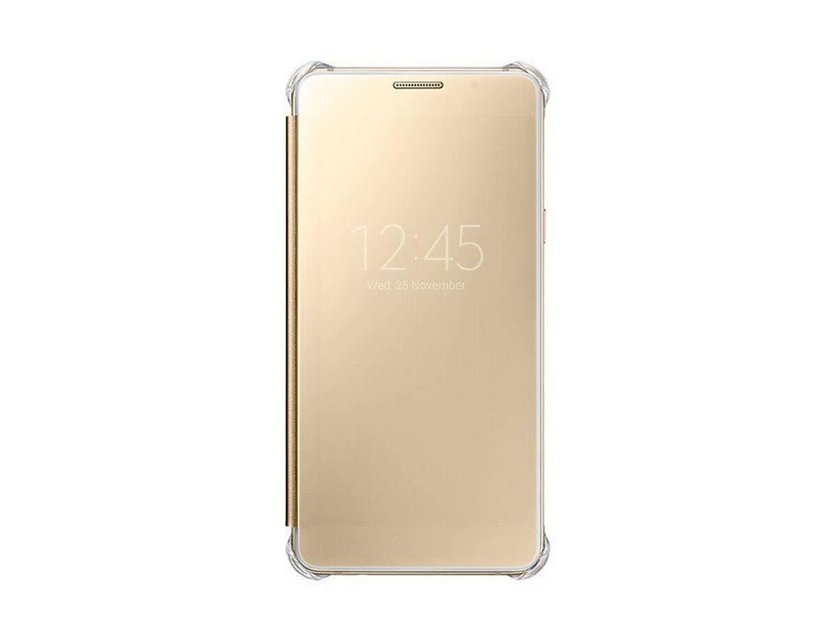 Galaxy A5 (2016) A510F ile Uyumlu Clear View Cover Altın EF-ZA510CFEGWW