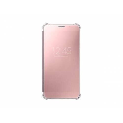 Galaxy A7 (2016) A710F ile Uyumlu Clear View Cover Pembe EF-ZA710CZEGWW
