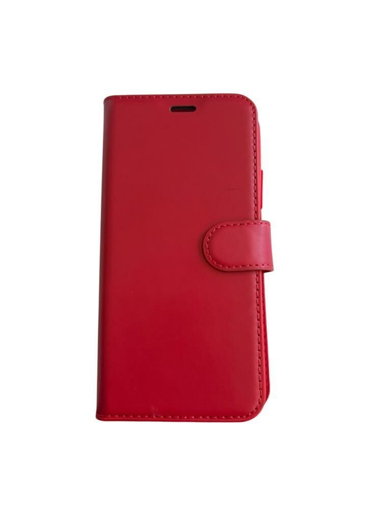 iPhone X ile Uyumlu Cüzdanlı Kılıf Kırmızı