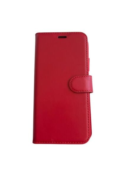 iPhone X ile Uyumlu Cüzdanlı Kılıf Kırmızı