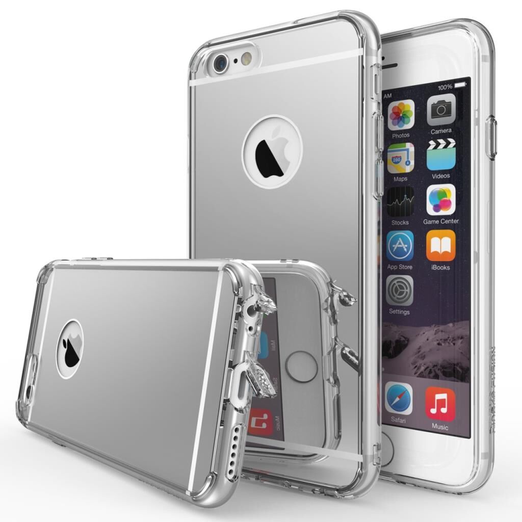 Ringke Mirror Fusion iPhone 6s/ 6 ile Uyumlu Aynalı Kılıf Silver