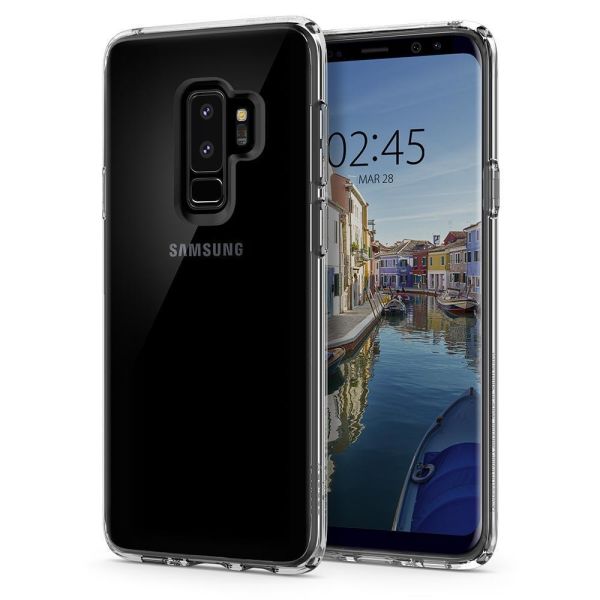 Spigen Galaxy S9 Plus ile Uyumlu Kılıf Ultra Hybrid Crystal Clear