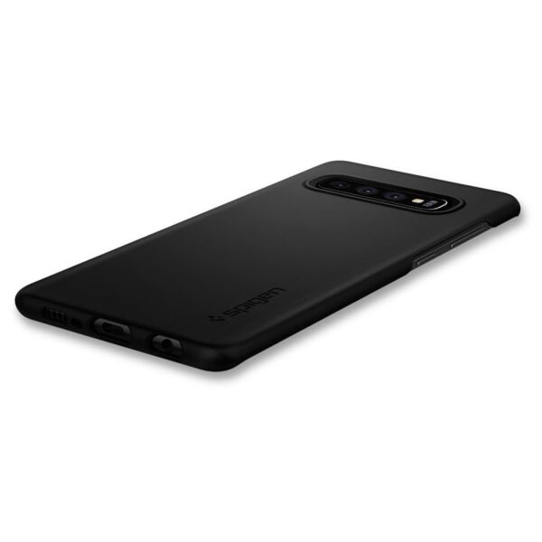 Spigen Galaxy S10 ile Uyumlu Kılıf Thin Fit Ultra İnce Black