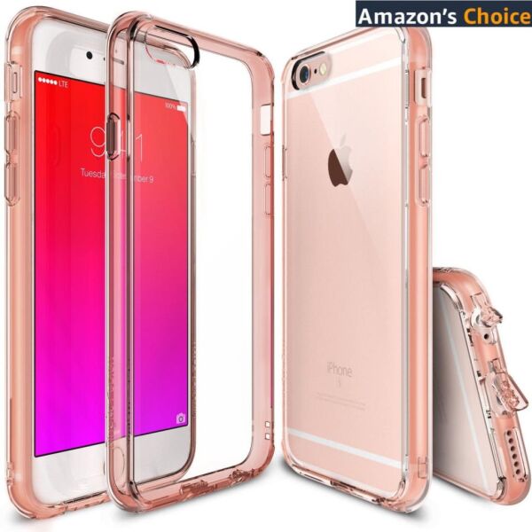 Ringke Fusion iPhone 6s Plus/ 6 Plus ile Uyumlu KIlıf Rose Gold