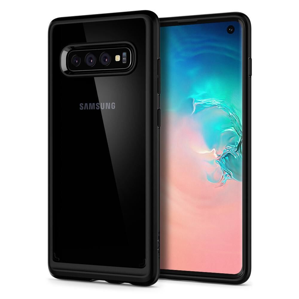 Spigen Galaxy S10 ile Uyumlu Kılıf Ultra Hybrid Matte Black