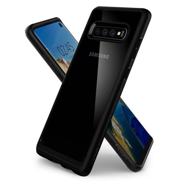 Spigen Galaxy S10 ile Uyumlu Kılıf Ultra Hybrid Matte Black