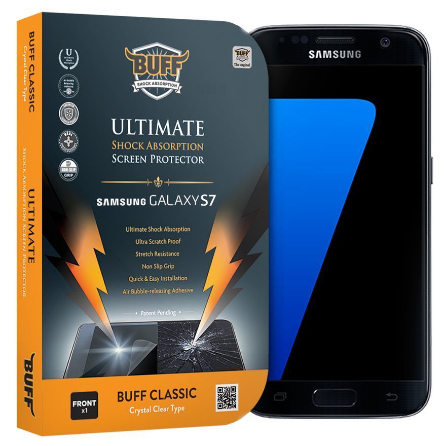 Buff Galaxy S7 ile Uyumlu Darbe Emici Ekran Koruyucu Film