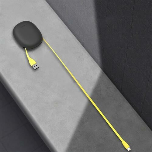 Baseus Lets Go Lightning iPhone 12-11, 11 Pro, SE 2020, XR, XS, 8-7 ile Uyumlu USB Kablo 1metre CALRN-GY