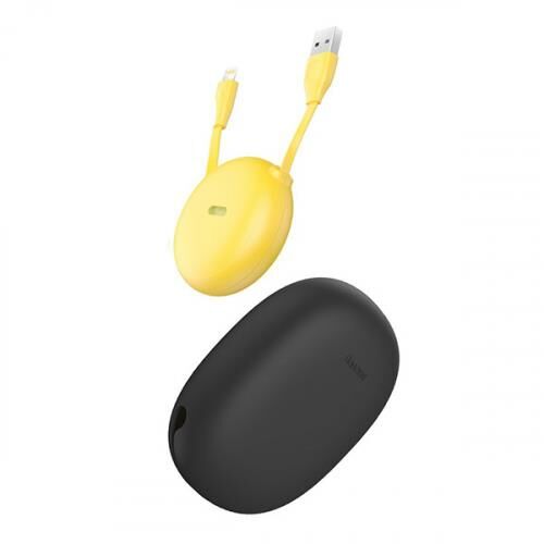 Baseus Lets Go Lightning iPhone 12-11, 11 Pro, SE 2020, XR, XS, 8-7 ile Uyumlu USB Kablo 1metre CALRN-GY