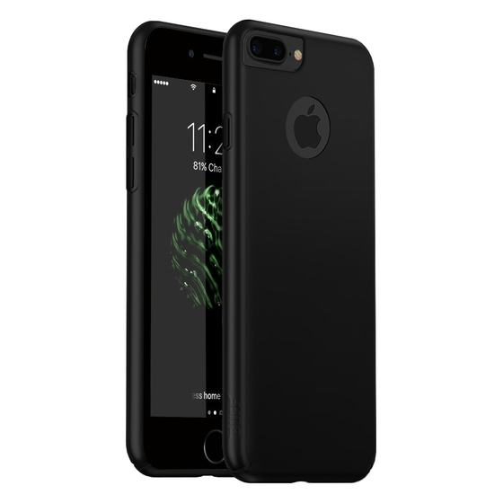 Buff iPhone 7 Plus ile Uyumlu Slim Fit Kılıf Matte Black